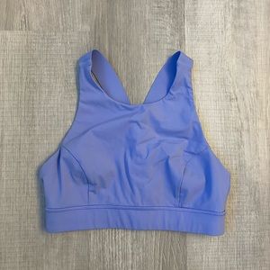 lululemon fast and free bra hydrangea blue